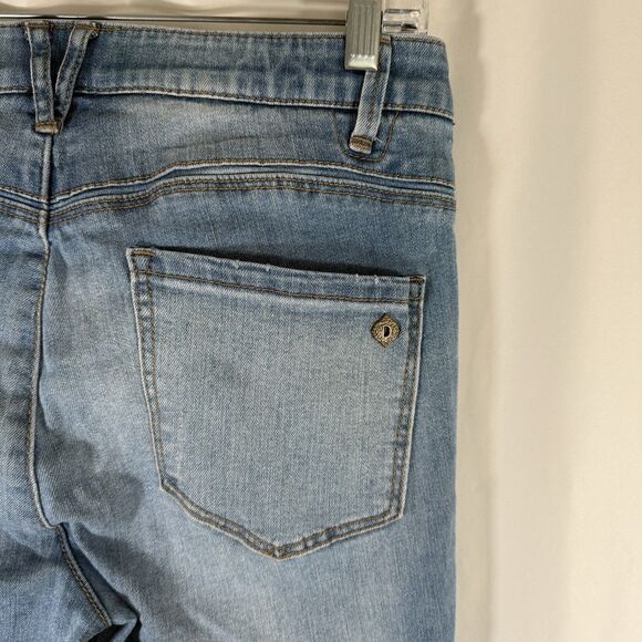 Democracy Ab Technology Jeans Women's 4 Light Wash Denim Mid Rise Cotton Blend - Picture 10 of 11